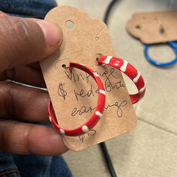 Vintage pierced earrings bundle - Picture 4 of 6